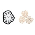 thumbnail image 1 of Reloj de pared,Reloj de pared interior nórdico con números romanos,Placa de pared con hojas de palma,Decoración de pared de madera con hojas de palma,Adorno de madera para pared con, 1 of 8