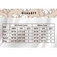 thumbnail image 2 of 3 Piece 3D Kitty Flowers Printed Microfiber Bedding Set with Pillow Case,Gifts for Boys Girls Bedroom,1 Duvet Cover with 2 Pillowcases Full, 2 of 4