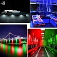 thumbnail image 2 of PULLIMORE 4Packs 3.8'' Waterproof Marine Boat LED Lights, Cabin Deck Walkway Stair Light, Navigation Lights, Stern Lights for Boat, Bow and Kayak DC 12V-24V (Set of 4), 2 of 8
