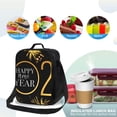 thumbnail image 4 of Lsque 2025 New Year New Lunch Bag Lunch Box for Women Men Reusable Insulated Lunch Tote Bag,Leakproof Thermal Cooler Sack Food Handbags Case High Capacity, 4 of 9