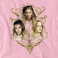 thumbnail image 2 of Lord of The Rings Women of Middle Earth Women's T Shirt, Pink, X-Large, 2 of 6