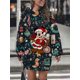 thumbnail image 1 of 2024 nuevo vestido con capucha para mujer casual calle estilo minimalista vestido de cumpleaños de moda top sudaderas con capucha 3d y2k, 1 of 5