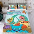 thumbnail image 4 of Hamsters de Hamster Dale Conjunto de sábanas temático, trío de piezas, cómodo y amigable con la piel, diseño único, regalo de decoración para el hogar para familiares, amigos y fans,135cm *200cm, 4 of 6