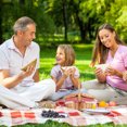 thumbnail image 3 of Cesta de almacenamiento de pan Canasta de mano Canasta de picnic al aire libre con tapas dobles, 3 of 5