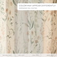 thumbnail image 3 of Timeless Floral Patterned Shower Curtain by Comfort Canopy, 72" x 72", Natural, 3 of 6