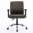 thumbnail image 2 of DELIA Stylish Comfortable Office Desk Chair, Customer Rolling Seat, Diamond Stitched, Adjustable Height Perfect for Office, Conference Room, Reception, Waiting Area, Coffee, 2 of 8