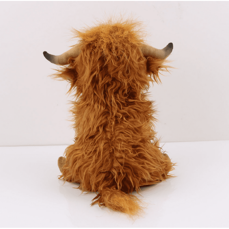 NEW year 2023 Highlands Cow Yak Animal Plush Soft Stuffed Plush Cow Toy For  Kids