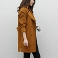 thumbnail image 3 of Womens Autumn Winter Jacket Casual Outwear Cardigan Slim Coat Overcoat Jacket with Hood Lightweight Jackets for Women Thick Zip up Jacket Women Women Jacket Light Running Jacket Zip Womens Jacket, 3 of 6
