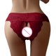 thumbnail image 3 of Gibobby Bragas Bikini Elásticas Ropa interior mujer Bragas encaje sexy Estiramiento Hipster Calzoncillos Ropa interior Señora Ropa interior （Rojo，3XL), 3 of 5