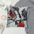 thumbnail image 2 of Orinice Birds Snow Tree Branches Graphic Decorative Cushion Throw Pillow Cover Zipper Closure Winter Printed 1PC 22x22in, 2 of 5