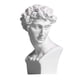 thumbnail image 1 of Busto de cabeza griego atemporal para decoración del hogar e inspiración artística. David, 1 of 9