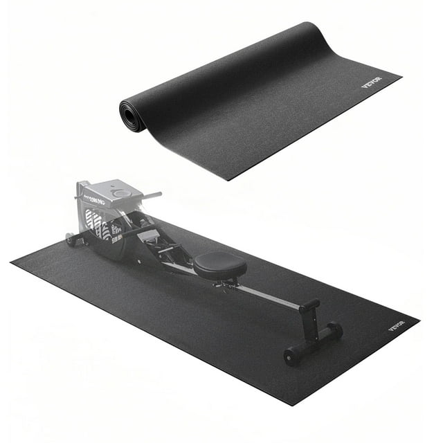VEVOR Tapis Roulant pour Plancher de Tapis 1/4 Pouces Épais 36"x72 Pouces Tapis d'Équipement d'Exercice