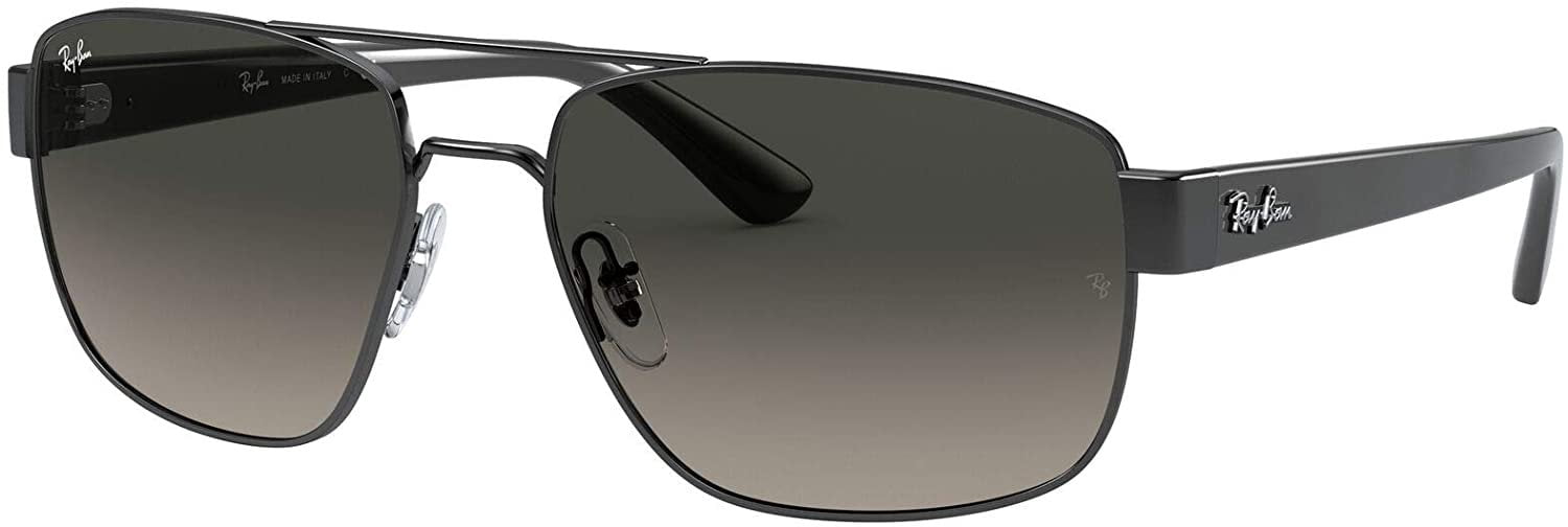 Ray-Ban Rb3663 Metal Rectangular Sunglasses