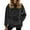 Black, variant on Women's Plush Front Pet Carrier Hoodie, Kangaroo Pocket Cat Mom Sweatshirt, Soft Fleece Lined Hooded Sweater, Cozy Animal Lover Pullover, Fun Pet Holding Hoodie, Winter Warm Top Red XL