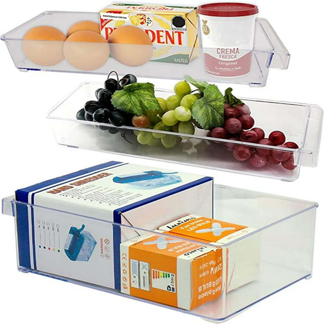 Cubos Transparentes De Almacenamiento CHIC FLIC De Acrilico 3 Pzs