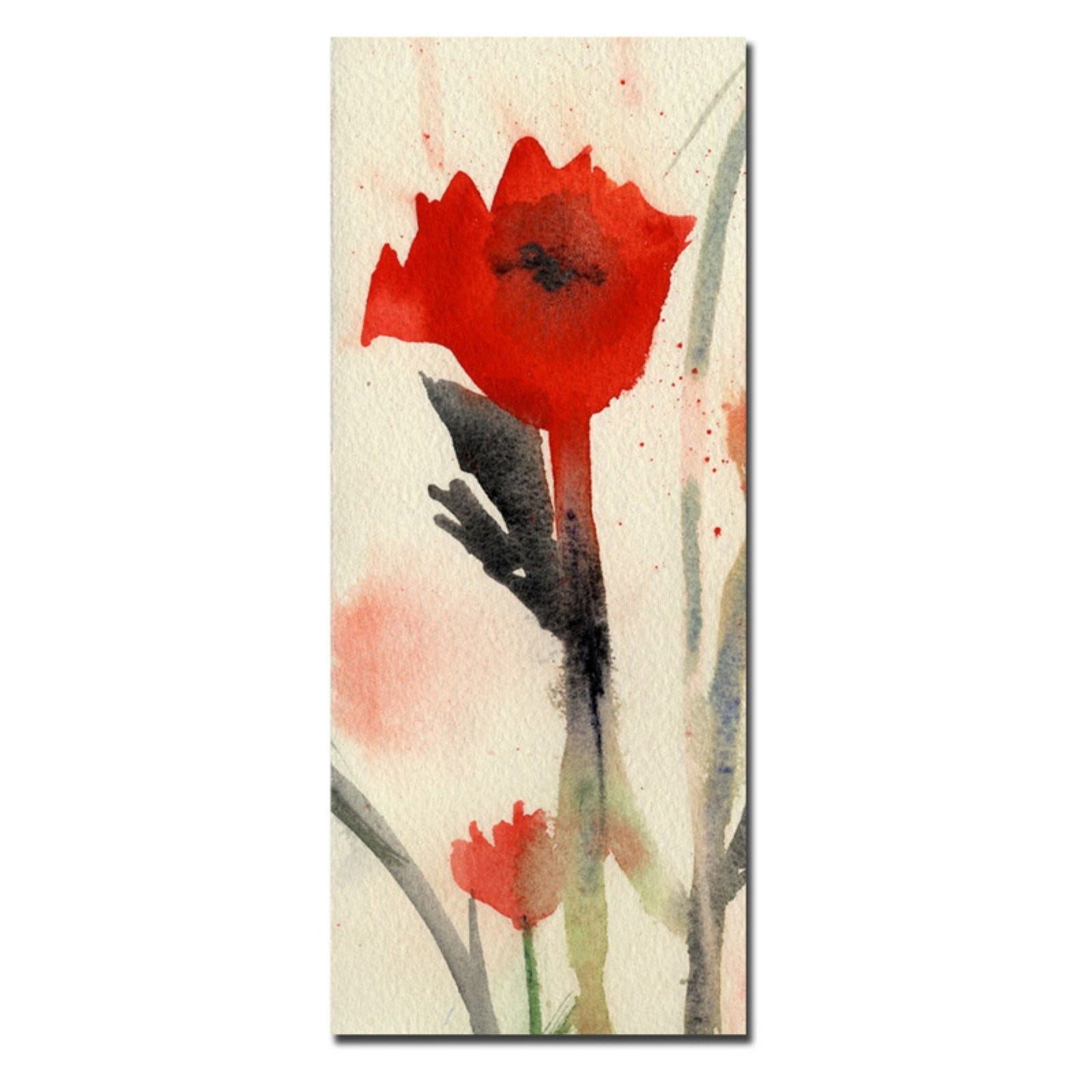 Trademark Art "Poppies" Canvas Art by Sheila Golden