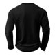 thumbnail image 4 of pstuiky mangas largas para hombre, Sudadera con capucha y cuello redondo de manga larga de color liso para hombre camisetas de hombre m, 4 of 6