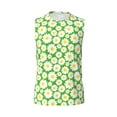 thumbnail image 6 of Picia Daisies Flowers mens Cotton Tank Undershirts , Moisture-wicking Ribbed Tanks, Lightweight Cotton Tank Undershirts-Medium, 6 of 8