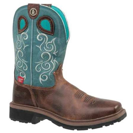 Tony Lama Boot Co. Size 6-1/2 Composite Toe Work Boots, Women's, Brown, B, RR3401L - Walmart.com