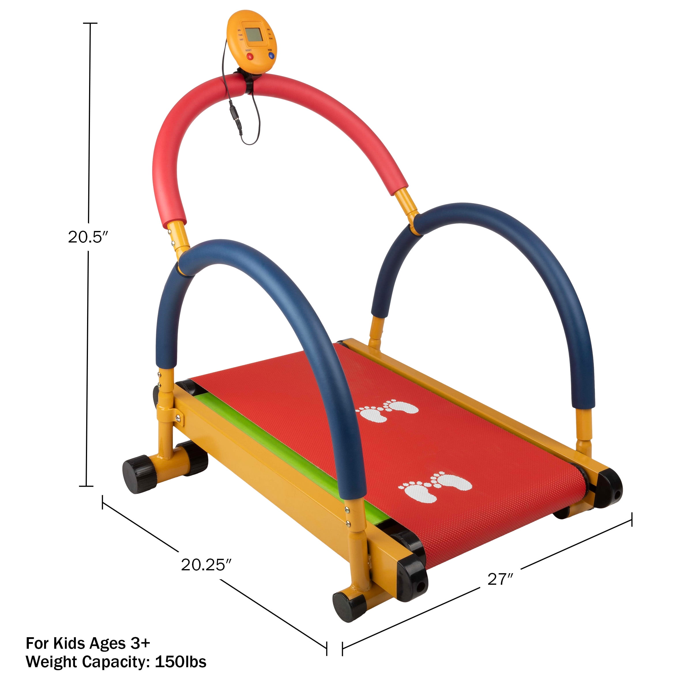 Hey Play Manual Kids Walking Exercise Treadmill