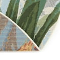 thumbnail image 5 of Unique Loom Outdoor Botanical Collection Area Rug - Chanticleer (3' 1" Round Multi/Blue), 5 of 7