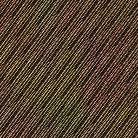 Ahgly Company Indoor Square Patterned Light Brown Area Rugs, 7' Square