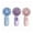 Blue+Pink+Purple, variant on Mini Portable Fan 3 Pack, Cute Handheld Battery Operated Lightweight Small Personal Fan with 3 Speeds and USB Rechargeable Eyelash Fan for Stylish Girl Kids Women Men Office Outdoor Travel Camping