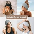 thumbnail image 5 of 6Pcs Wide Headbands for Women Knotted No Slip Head Bands Soft Turban Headband Hair Accessories Boho African Head Wraps for Women Yoga Workout, 5 of 7