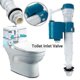 thumbnail image 1 of 1/2" Bottom Inlet Toilet Cistern Fill Valve Height Water Level Entry Adjustable -aya, 1 of 5