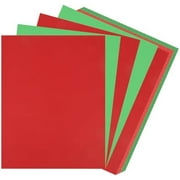 40 Sheets Christmas Cardstock Paper – 8.5×11" Red & Green Construction Paper, 65 lb Thick Cardstock Paper for DIY Xmas Cards, Invitations, Scrapbooking, Holiday Crafts & Decorations$$Art & Craft