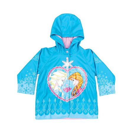 Girls' Western Chief Frozen Elsa and Anna (Best Affordable Rain Jacket)