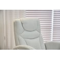 thumbnail image 5 of Rocking Chair Nursery, Nursery Rocking Chairs with Adjustable Footrest & Side Pocket, Comfy Rocking Chairs in Teddy Fabric, Reading Arm Glider Chair for Bedroom, Living Room, Office, Ivory, 5 of 9