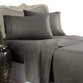 thumbnail image 2 of EGYPTIAN BEDDING Rayon from Bamboo Sheet Set - Twin XL Size Gray 1000 Thread Count Cotton Sheet Set (Deep Pocket), 2 of 3