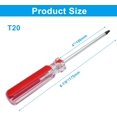 thumbnail image 3 of shiyou-T20 Torx Screwdriver, 100mm(4 Inch) Long Magnetic Tip Torx Screwdriver, 6 Point Star Screwdriver, 3 of 4