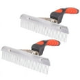 thumbnail image 1 of 2X Pet Comb Extra-Large Rake Comb Grooming Brush Deshedding Tool Beauty Comb for Large Dogs Golden Retriever Husky, 1 of 8