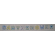 Unique Industries Baby Boy Blue Shower Party Banner, 1 Count