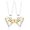 silver, variant on 1 Pair Heart Necklace for Couples Hearts Pendant Necklaces Creative Magnet Necklaces for Him & Her Valentine