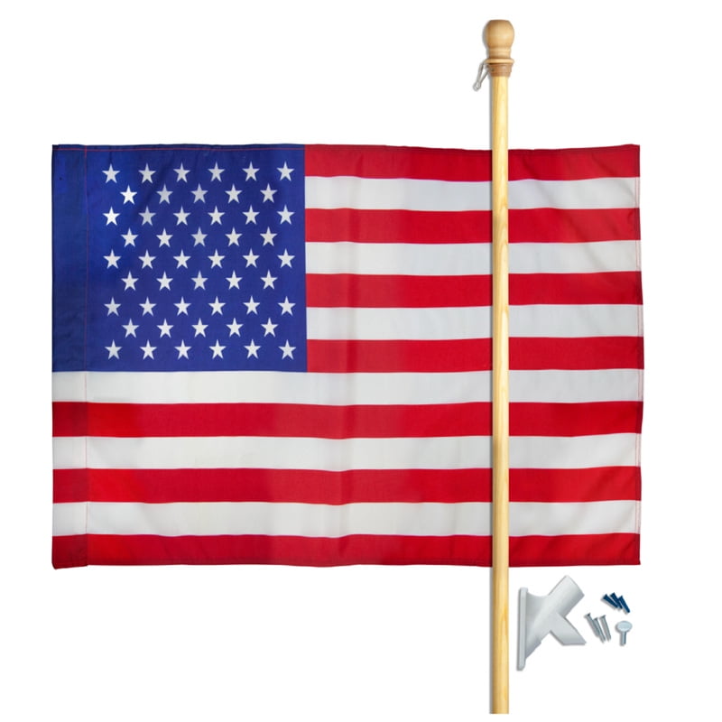 Valley Forge Flag 99060 Nylon American Flag Kit, 2.5'x4