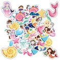 thumbnail image 4 of 35pcs-50pcs Cute Stickers Mermaid Stickers Colorful Stationery Stickers for Laptops Suitcase Phone, 4 of 9