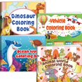 thumbnail image 1 of Paquete de 4 libros para colorear Kalysky para niños de 2 a 4 y 8 años | 96 páginas, 1 of 5