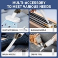 thumbnail image 5 of Cordless Car Vacuum Cleaner with UV Light, 2-in-1 Suction & Blower, Mini Handheld Vacuum with HEPA Filter, LED Light, USB-C Rechargeable, 4 Nozzles for Deep Cleaning Home, Sofa, Pet Hair, Keyboard, 5 of 7