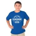 thumbnail image 3 of Seek Kingdom of God Christian Crewneck T Shirts Boy Girl Teen Brisco Brands XS, 3 of 6