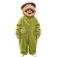 thumbnail image 2 of Silly Onesie Funny Big Mouth Monster Onesie Polar Fleece Hooded One Piece Pajamas Soft Plush Loungewear , 5 Colors, 120-150, 2 of 4