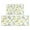 Lemon Flower, variant on Lemon Flower Rugs and Mats Non Skid Washable Absorbent Microfiber Soft Kitchen Mat for Floor Set Of 2 Decor Stain Resistant 17"x47"+17"x30"