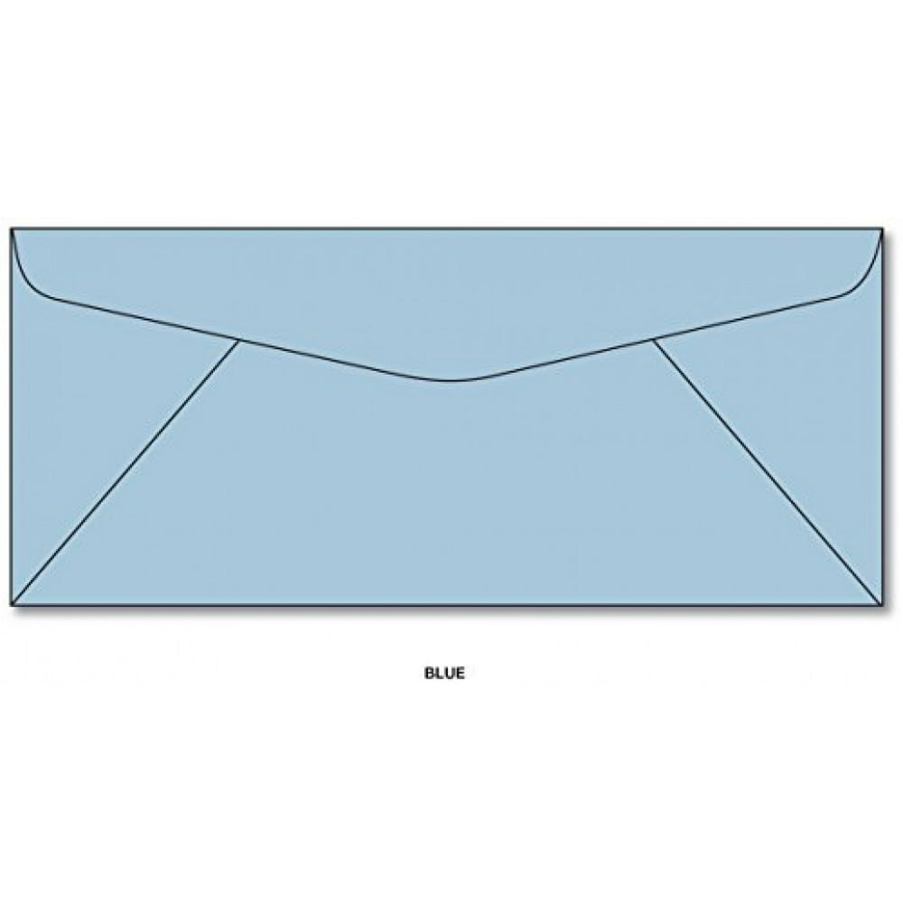Blue 10 Business Size Envelopes 50 Envelopes