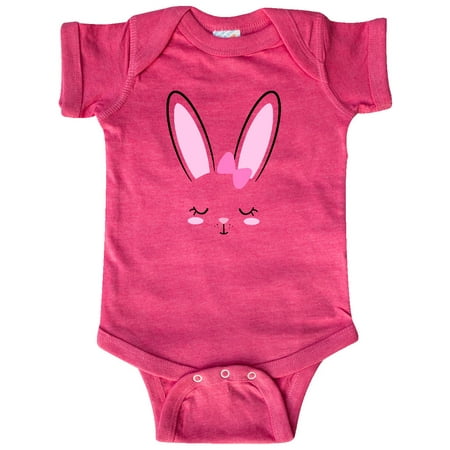 

Inktastic Easter Bunny Girl Face Gift Baby Boy or Baby Girl Bodysuit