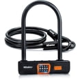 thumbnail image 1 of Candado en U antirrobo para bicicleta NDakter, resistente, con cable de 5 pies, 1 of 7