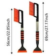 thumbnail image 3 of BotaniNest Retractable Removal Shovel For Cars Functional Brush For Efficient Ice Scraping And Defrosting Ideal Winter For Clearing Snowplow Brush Removal Shovel Multifunctional, 3 of 7