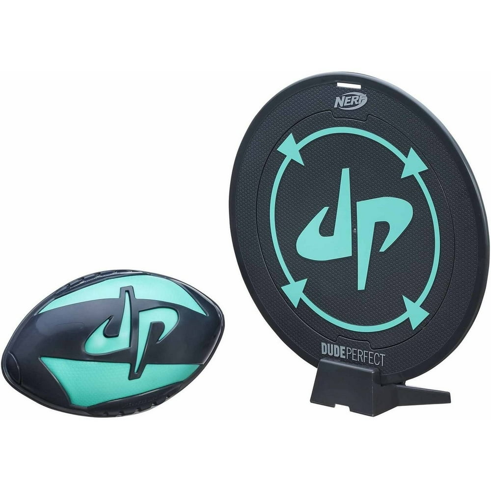 Nerf Sports Dude Perfect PerfectSmash Football, for Kids Ages 6 and Up