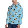 thumbnail image 3 of Naloa Turtle Men's Casual Hooded Collar Drawstring Hoodies Pullover Sweatshirts Casual Long Sleeve Shirts-X-Large, 3 of 7